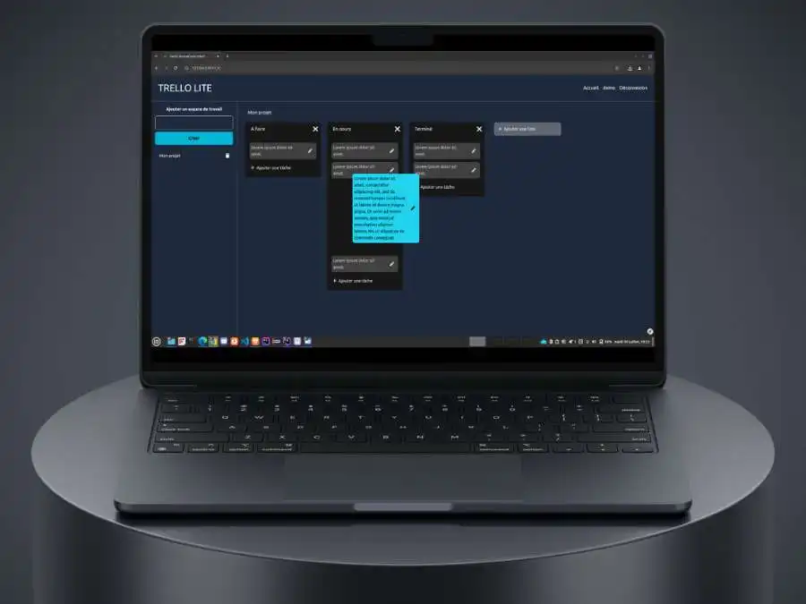 Image du site Trello Lite